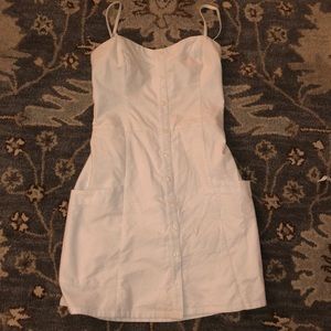 white abercrombie and fitch dress size small